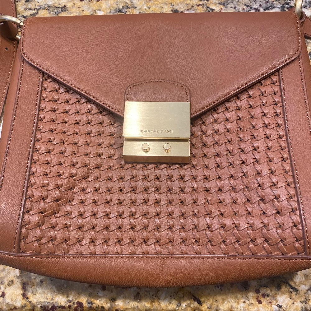 Isaac Mizrahi Crossbody leather purse